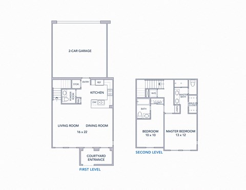 CasaLago Eastlake Apartments 2D Floor Plans P2